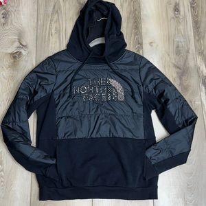 The North Face reflective puffer hoodie Women’s Black Size Small